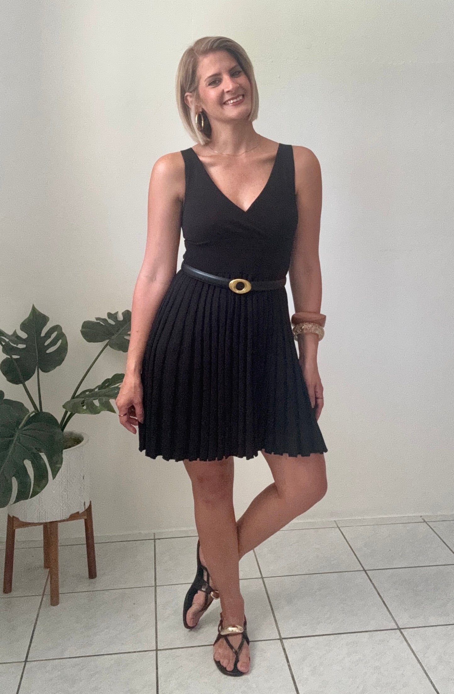 Paulette Pretty Black Dress