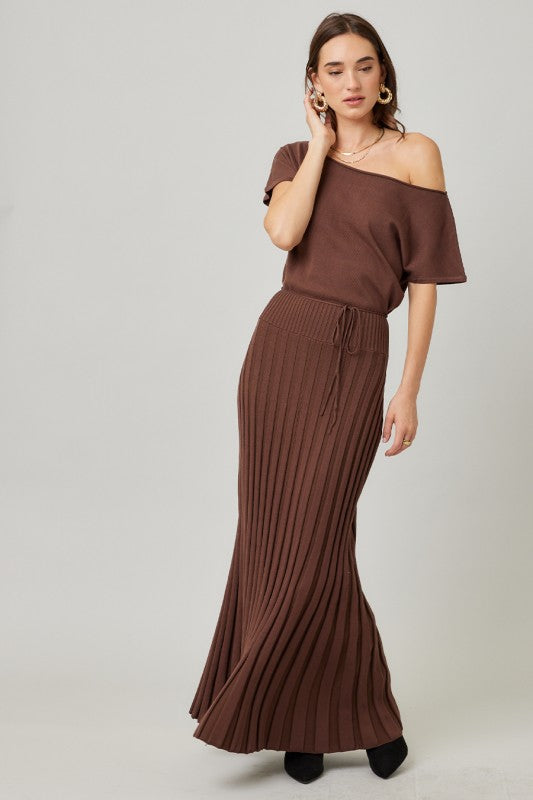 Valentina Fall Vibes Pleated Dress