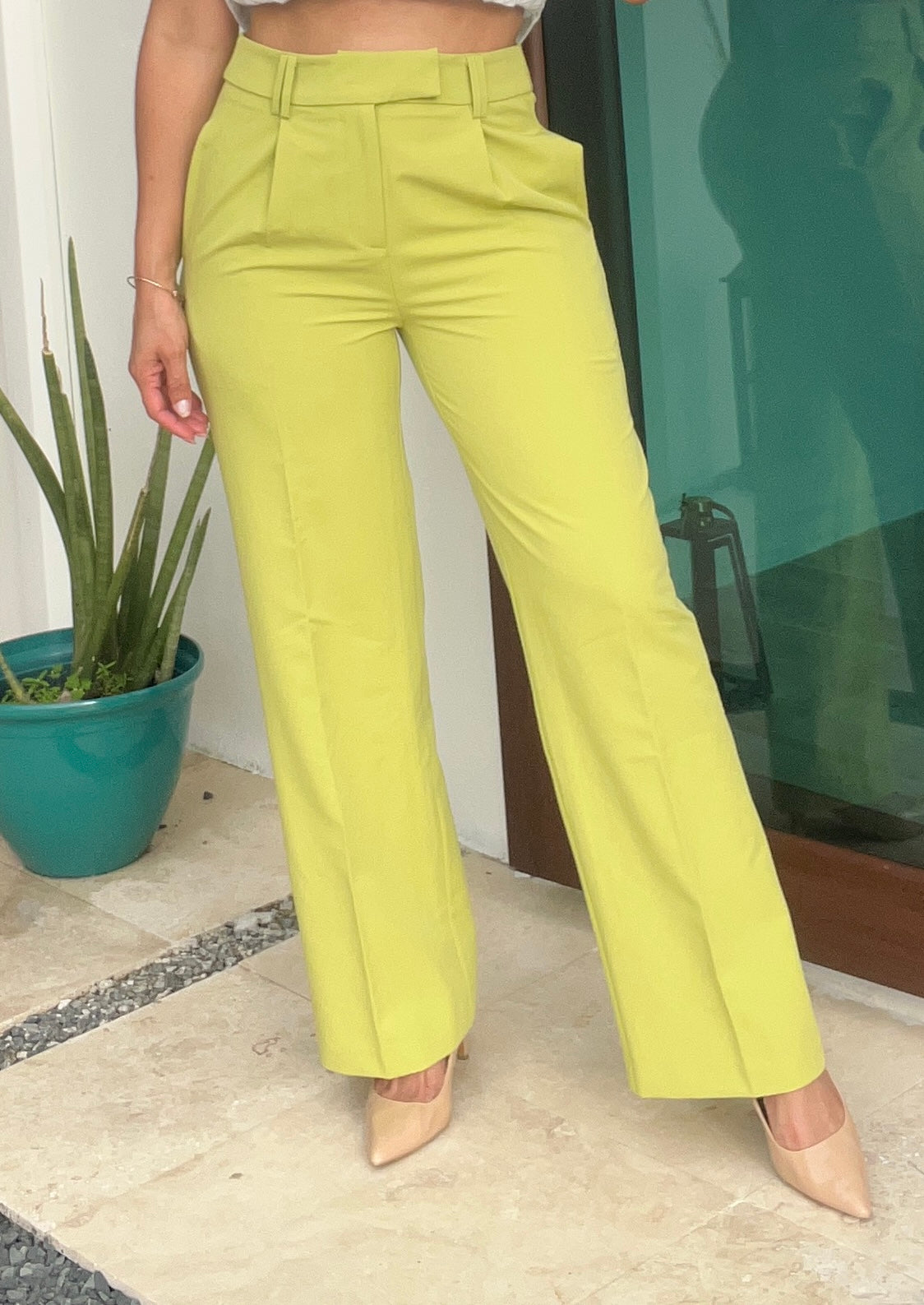 Lima Limón Straight Trousers