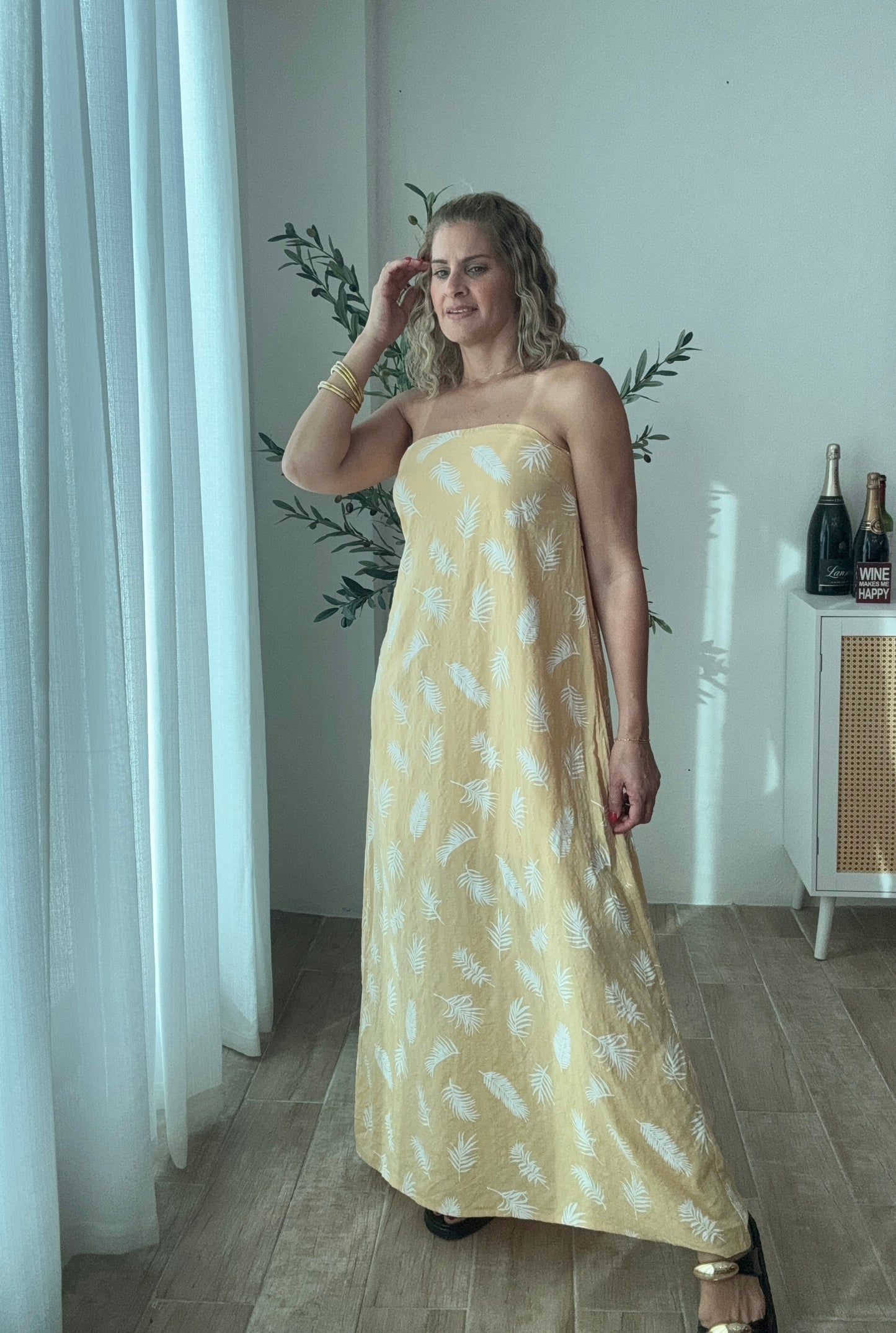 Sandy Strapless Maxi Dress