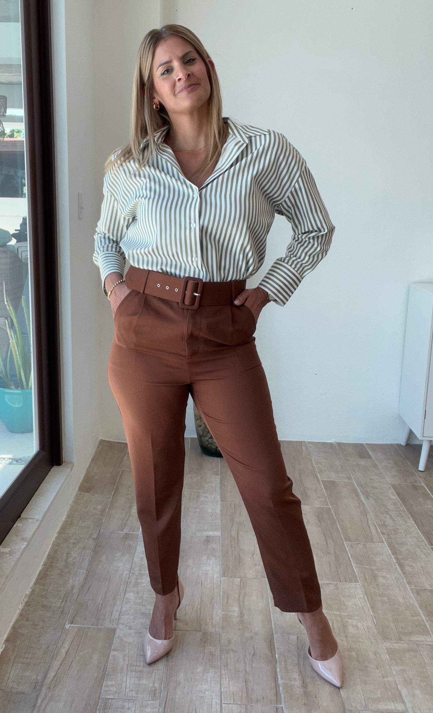 Carol Coco Brown Pants