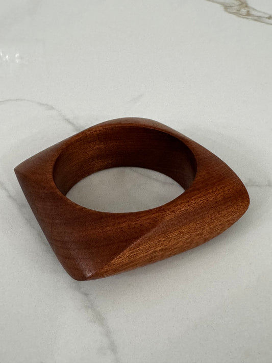 Wooden Geometric Bangle