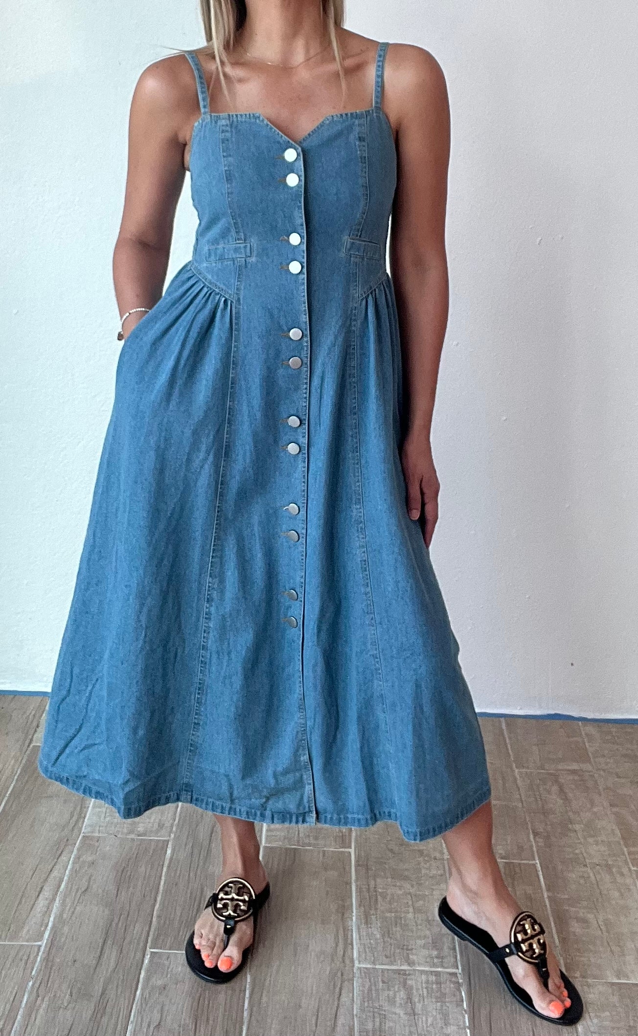 Denim of My Life Midi Dress