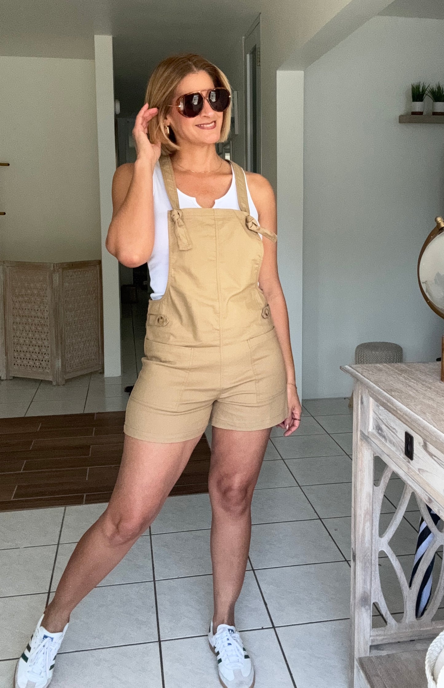 Yanina Tie Strap Romper