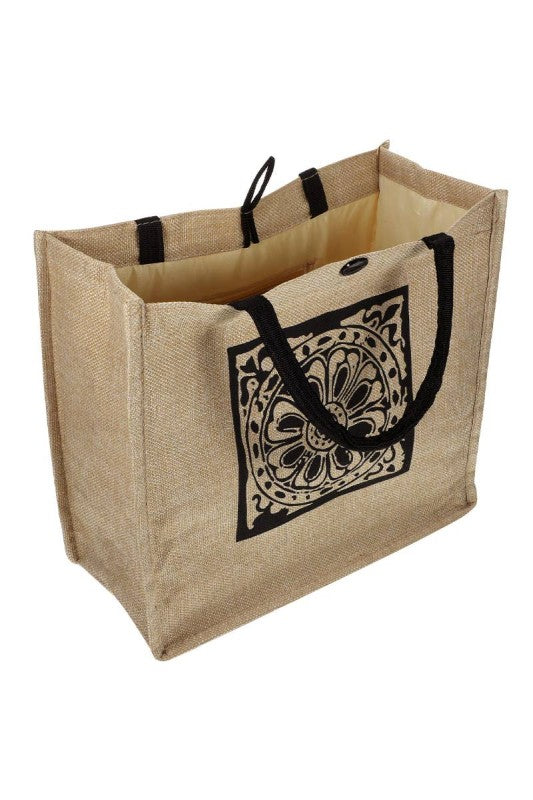 Boho Tribal Box Tote Bag