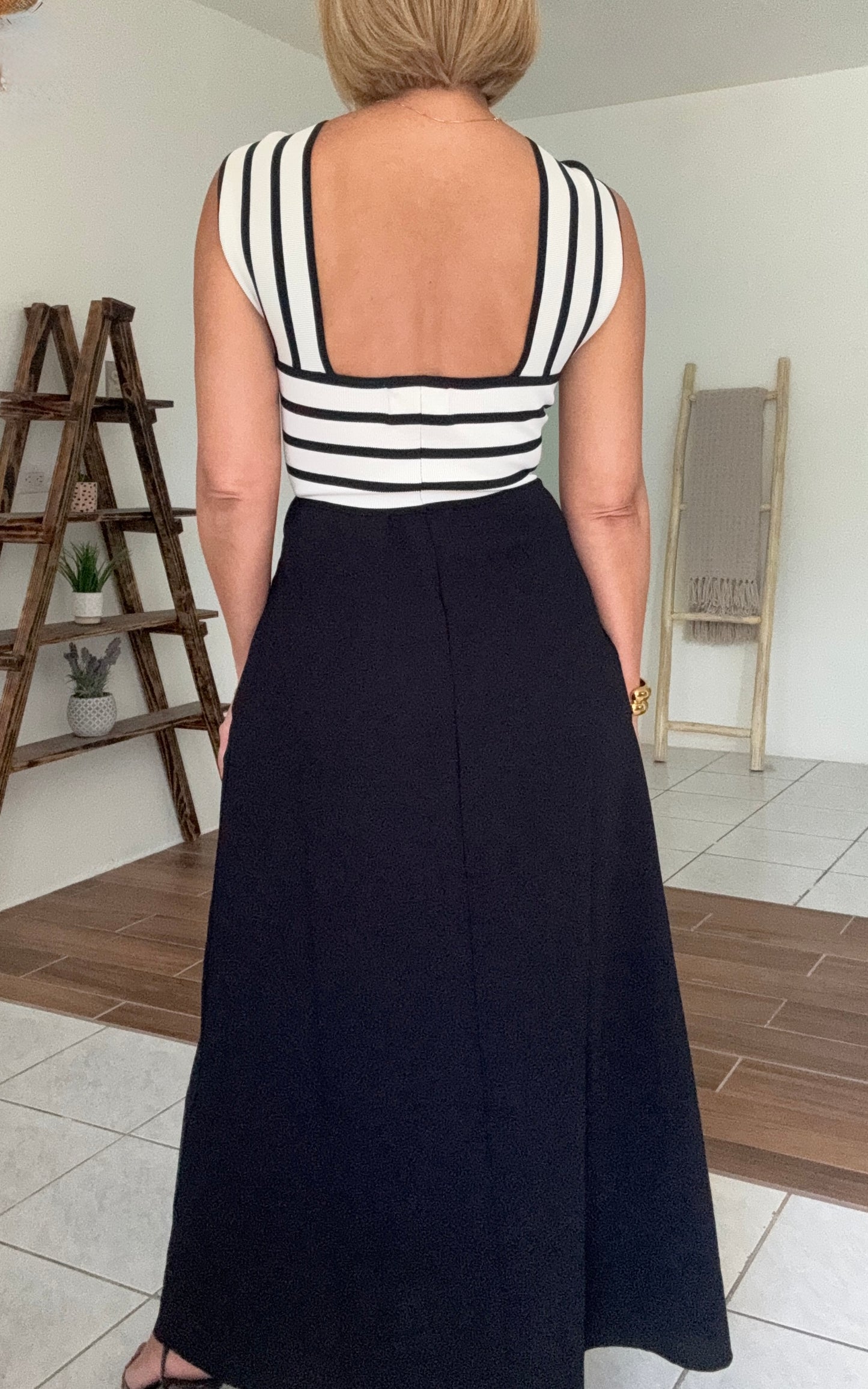 Twisted Hug Midi Dress