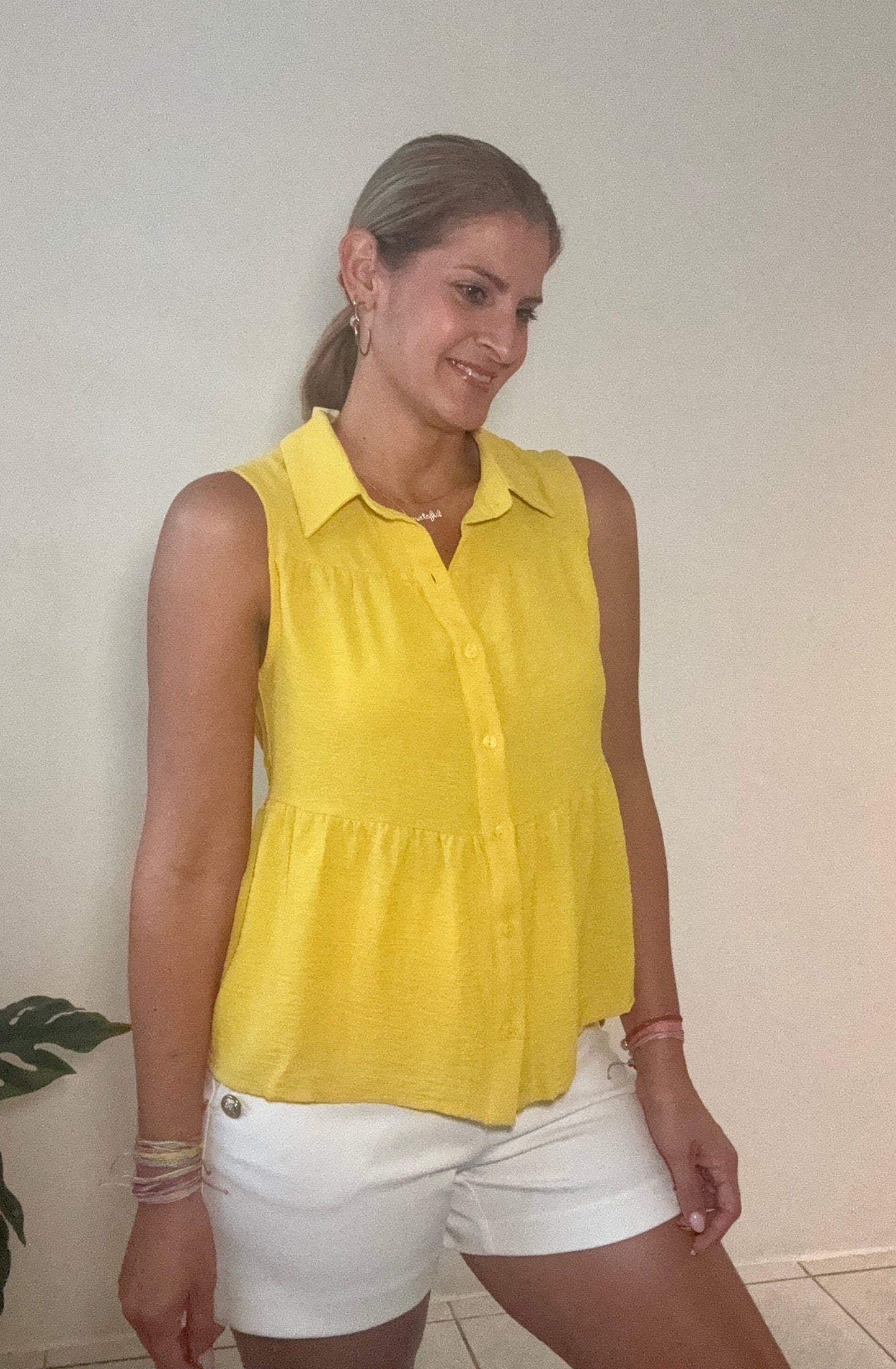 Allamanda Button Down Blouse