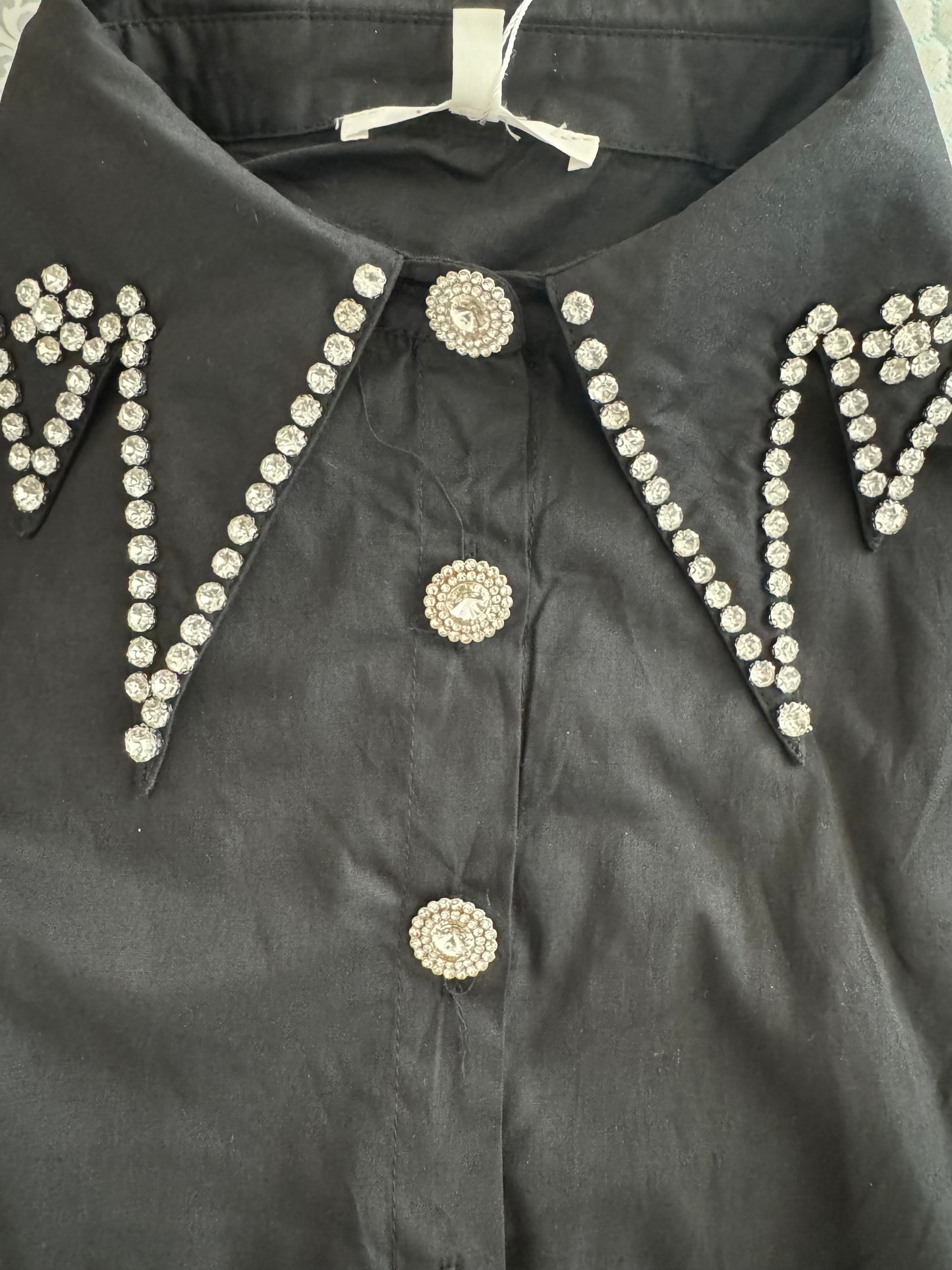 Jacky Rhinestone Detail Blouse