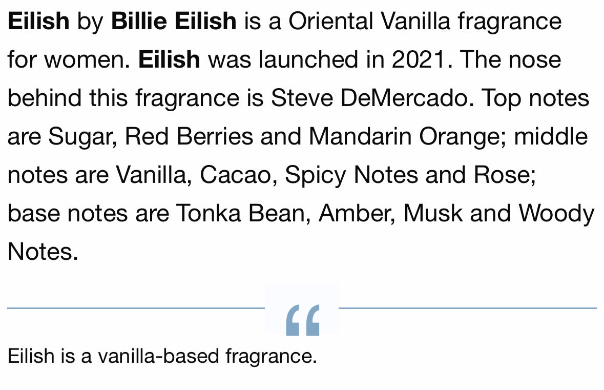 Eilish by Billie Eilish 3.4oz