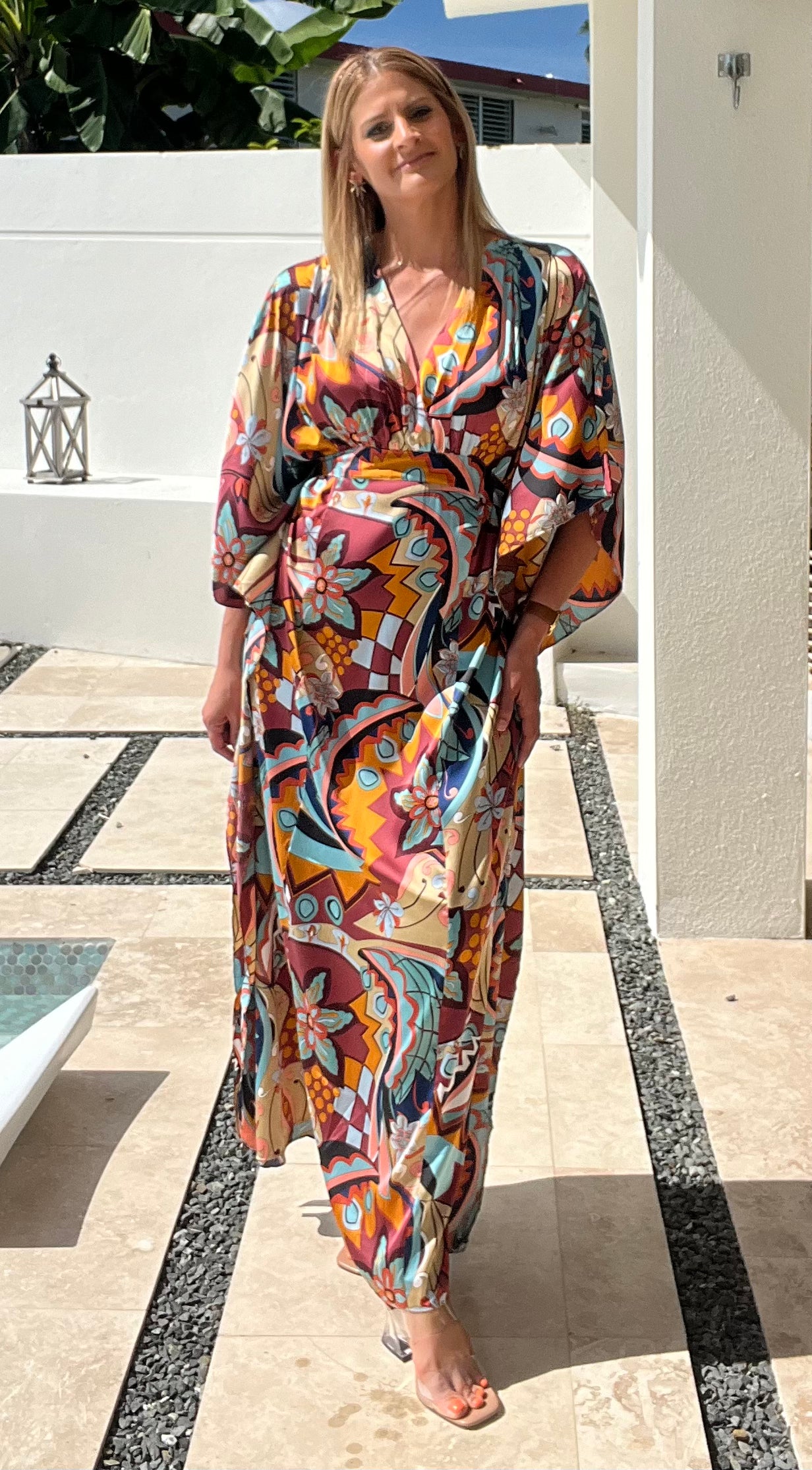 Miko Kimono Maxi Dress